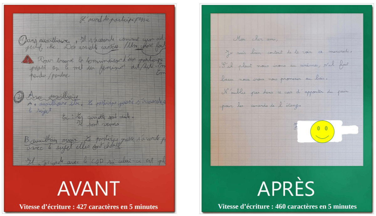 L&rsquo;écriture de J. 14&nbsp;ans