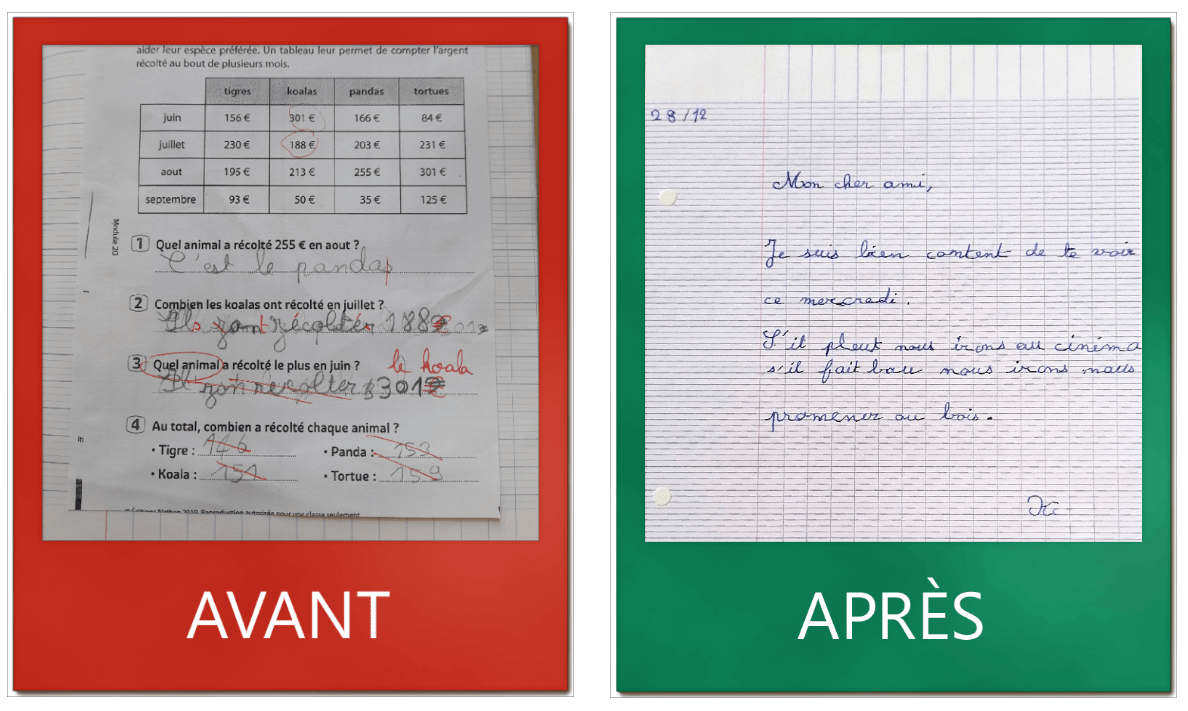 L&rsquo;écriture de K. 8&nbsp;ans